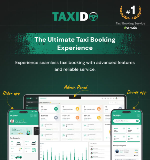 Taxi Cab Booking with Laravel and React Native